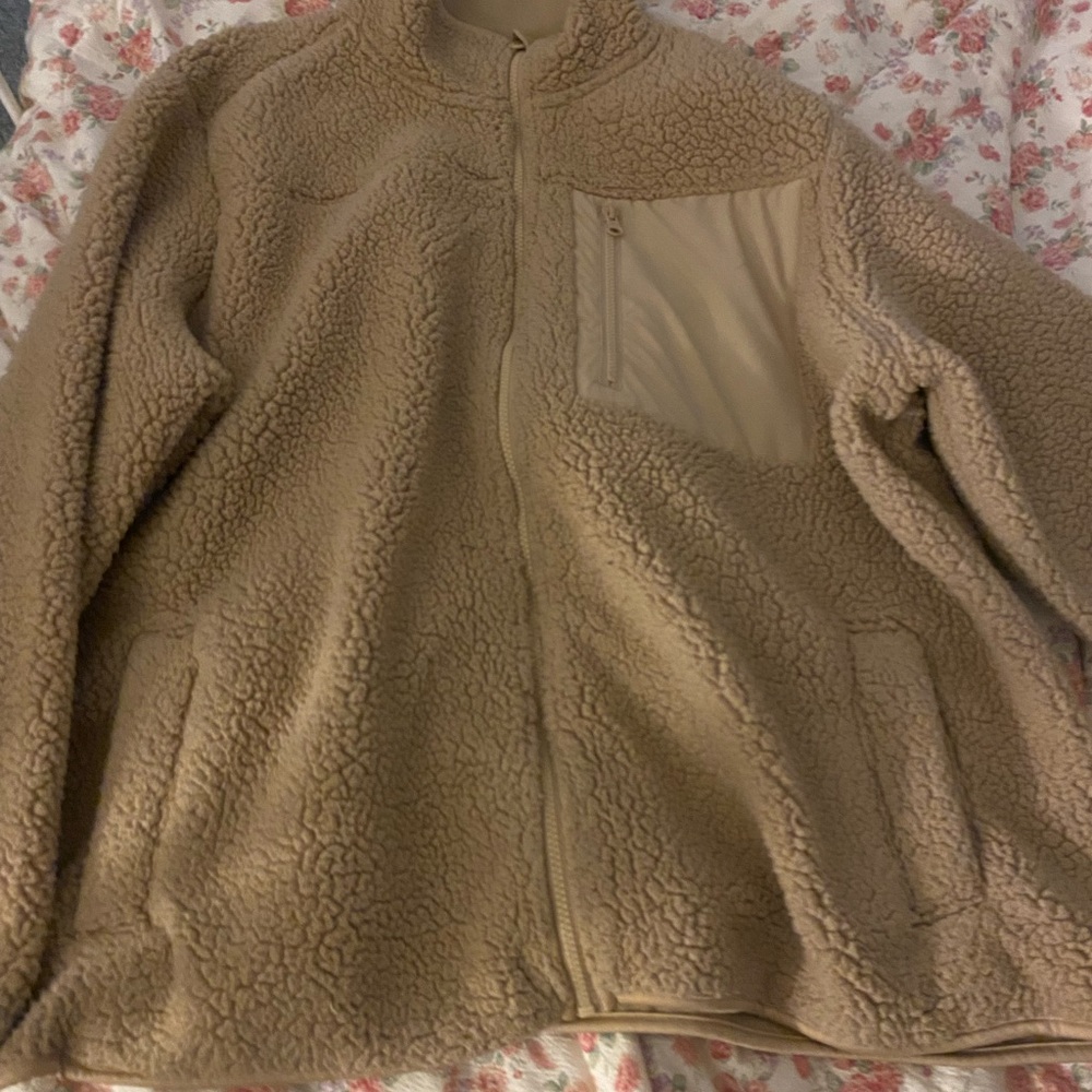 Joe Fresh Beige Sherpa Jacket